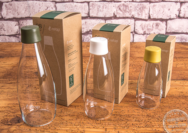 retap Flaschen in verschiedenen Gr&ouml;&szlig;en