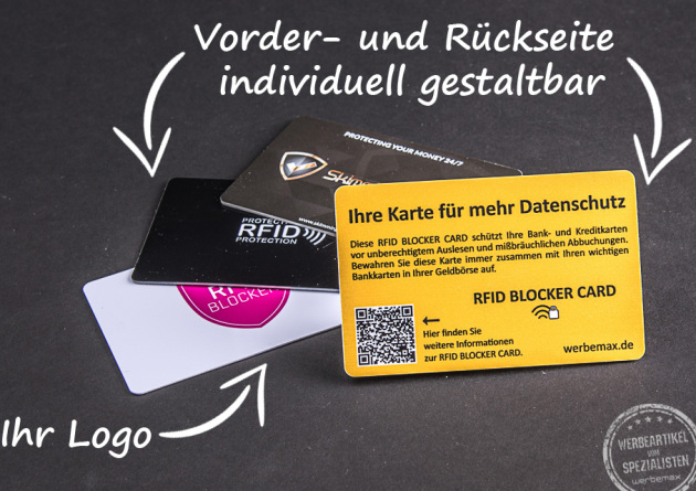 Ihr Logo auf der RFID Schutzkarte