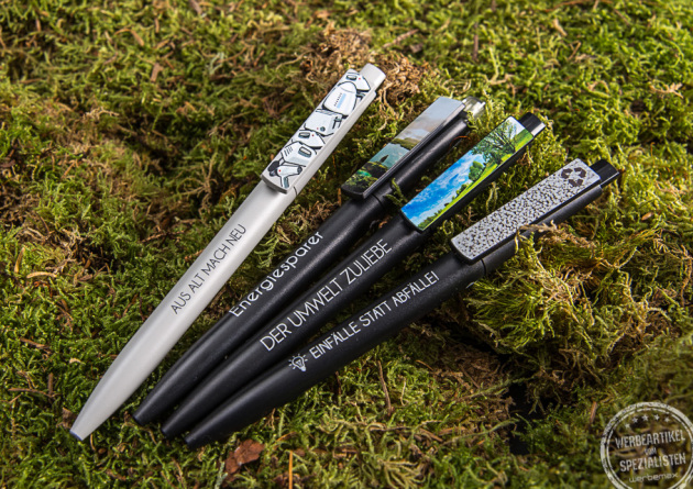 Werbedruck auf Kugelschreiber Clip