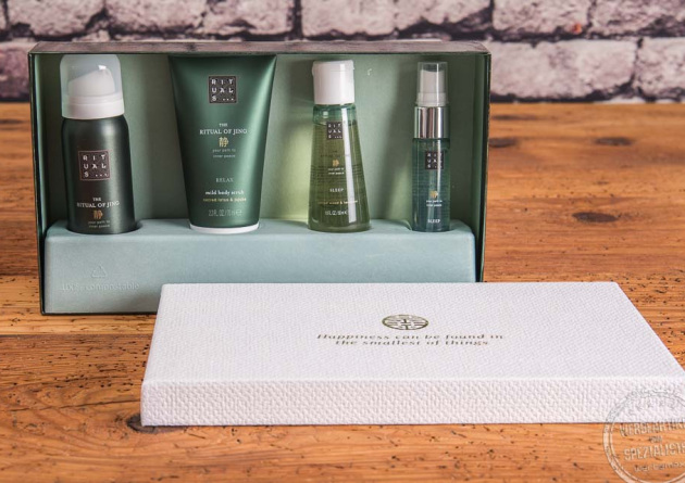 Rituals Geschenkset als Werbegeschenk im Geschenkkarton mit unterschiedlichen Rituals Produkten