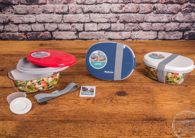 Salatbox mit Logo bedrucken