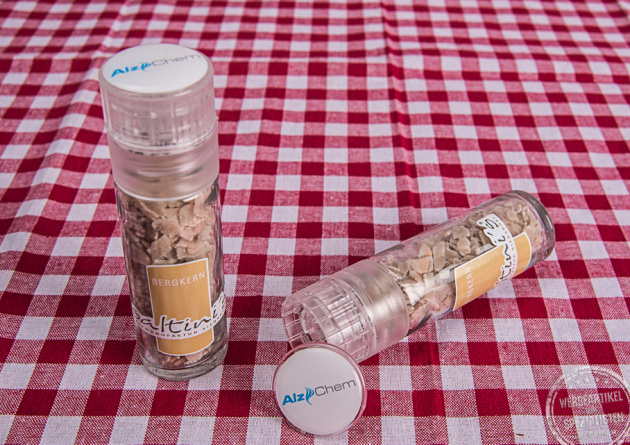 Mini Salzmühle mit Werbedruck