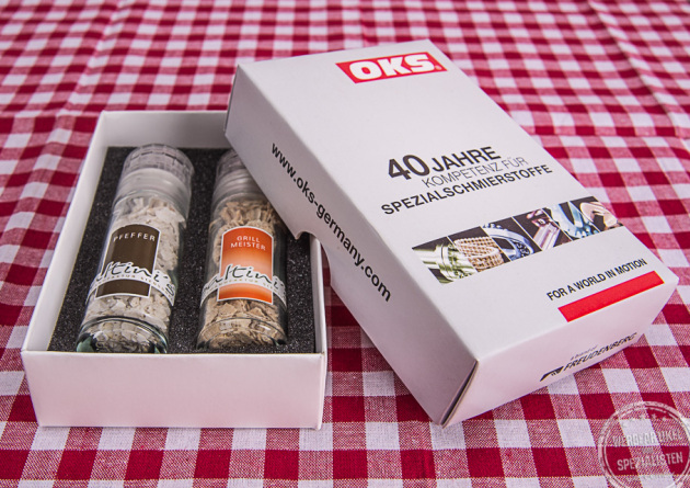 Gewürzmühle Werbegeschenk Saltini