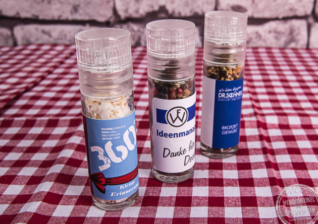 Saltini Taschenmühle mit Brotzeitgewürz