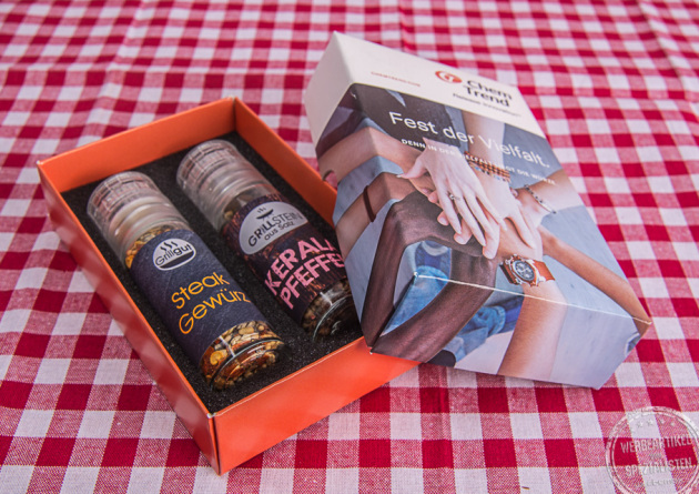 Saltini Gewürzmühle mit Werbedruck