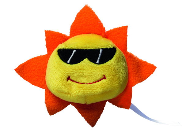 Sonne Minifeet Schmoozie als wahres Anti-Stress-Werbegeschenk f&uuml;r Reiseb&uuml;ros.