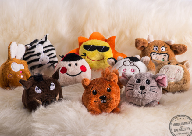 werbemax Schmoozies Minifeet mit Mikrofaserunterseite