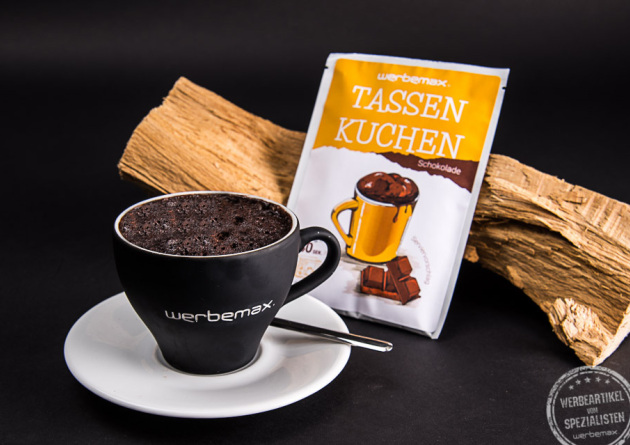 Tassenkuchen mit Logo
