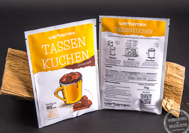 Tassenkuchen Backmischung mit Wunschmotiv