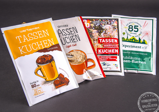 eigenes Etikett auf Backmischung