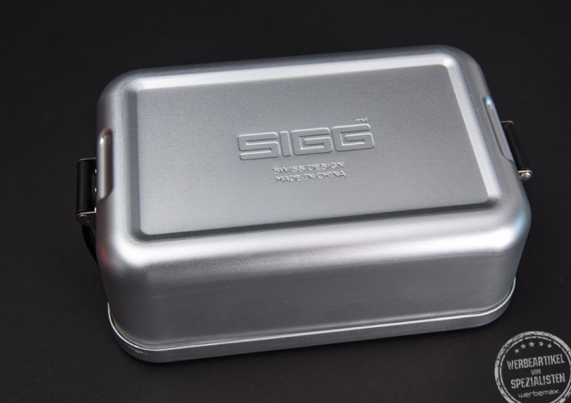 Pausebox von SIGG mit Logo