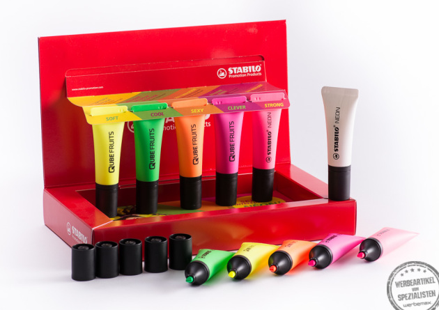 Stabilo Neon Textmarker Werbegeschenk