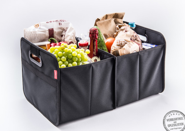 Faltbare Stauraumbox von werbemax für das Auto 