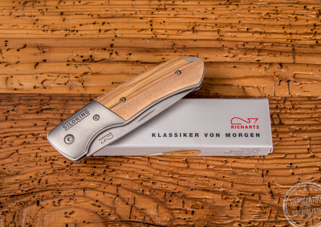 Taschenmesser mit Holzgriff von Richartz als Werbeartikel