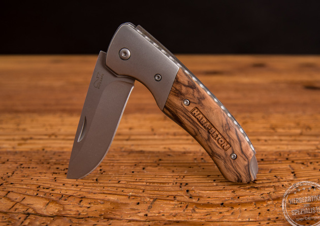 Taschenmesser LEO 200 mit Olivenholzgriff von Richartz