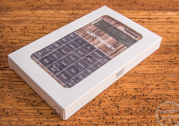 bedruckbarer Taschenrechner in der Kartonverpackung