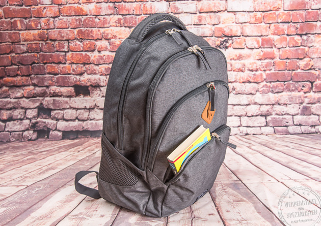 Notebok-Rucksack mit Logo
