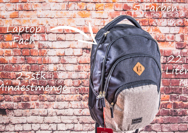 travelite rucksack besticken