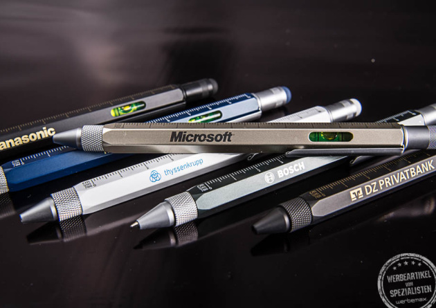 TROIKA CONSTRUCTION Schreibger&auml;t mit Logogravur als Incentive.