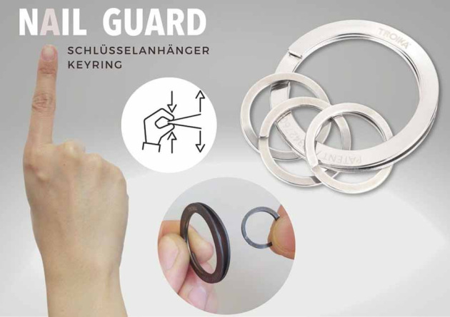 Funktionsweise des Schlüsselanhängers Nail Guard von Troika