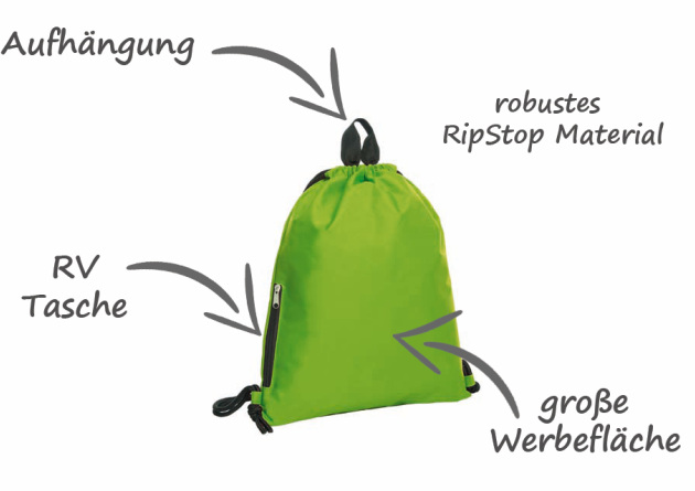 Turnbeutel mit Logo werbemax