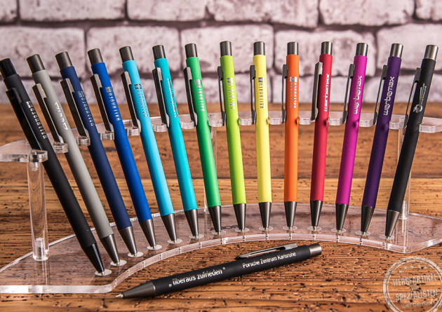 uma straigt gum kugelschreiber mit gravur