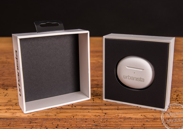 urbanista AUSTIN Kopfh&ouml;rer wei&szlig; als Werbeartikel in Verpackung