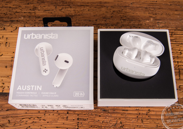 urbanista Werbeartikel in ear Kopfh&ouml;rer AUSTIN wei&szlig;