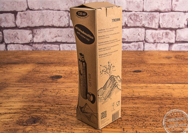 Papierverpackung Troika Geysir