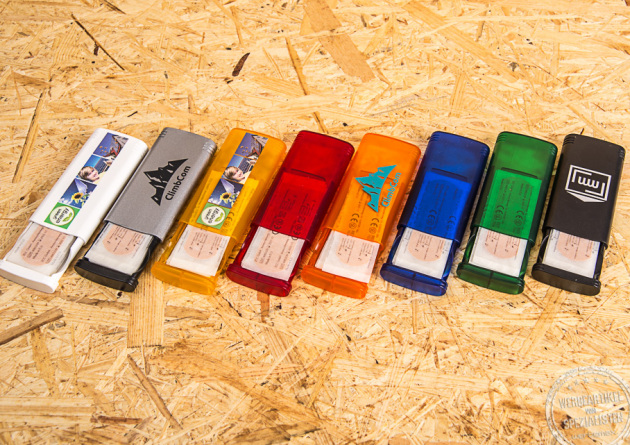 Werbedruck auf Verbands Pflaster