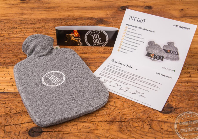 W&auml;rmflasche als Werbeartikel