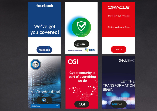 Abdeckung für Webcam Laptop Werbeartikel