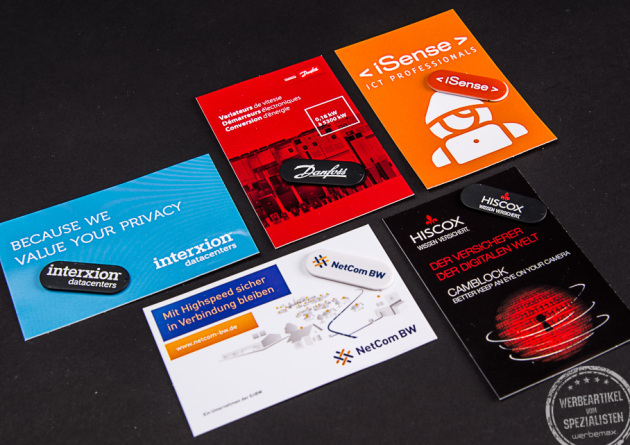 Webcam Cover Werbekarten mit Logo bedrucken 