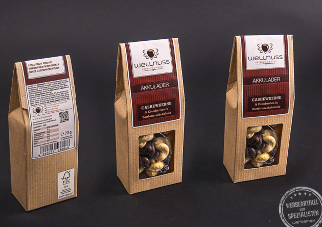 Snacks mit Logo f&uuml;r Besprechungen und Messen