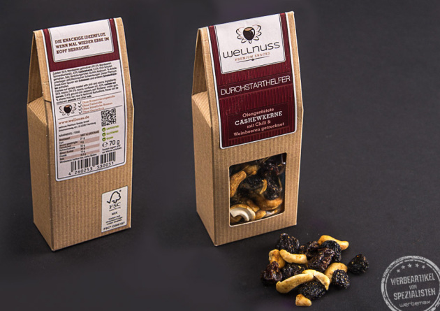 Messe Snacks mit Logo