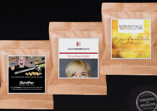 Nussmischungen für Messen und Events