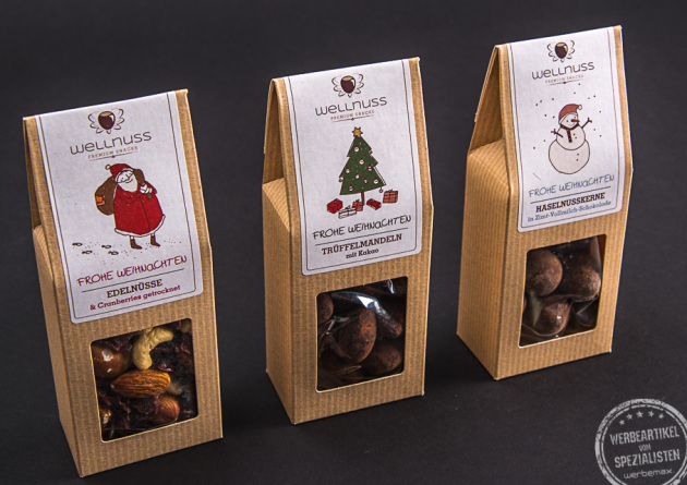 Weihnachtsgeschenke mit Logo