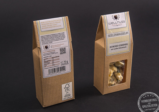 Firmen-Weihnachtsgeschenke Nussmischungen mit Logo