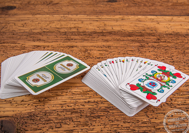 Schafkopfkarten mit eigenem Logo bedrucken