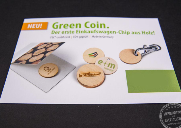 green coin werbeartikel
