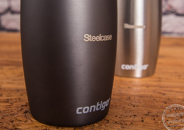 Logodruck auf Thermobecher