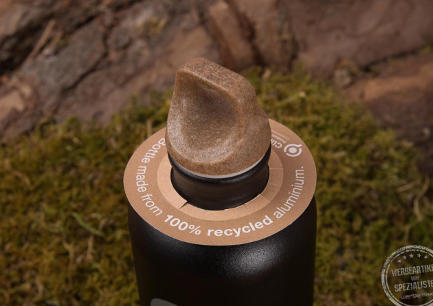 Typischer Flaschenverschluss von SIGG in der Nahaufnahme