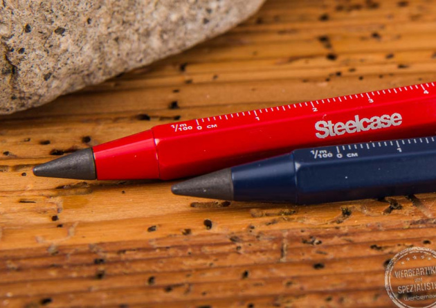 Multitasking Stift in rot und blau