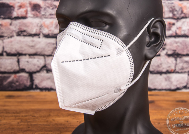 FFP2 Maske Werbeanbringung