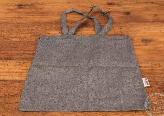 Messetasche aus recycelten Materialien in Dunkelgrau