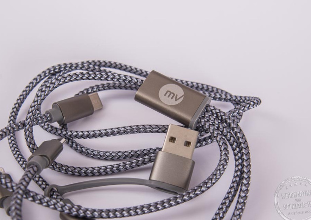 Dreizack Ladekabel mit Logogravur