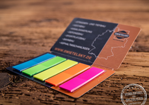 bedruckte Filmmarker als Steuartikel f&uuml;r Bewerber