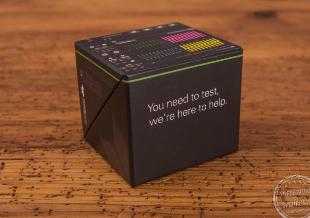 Hardcover-Box mit Logo