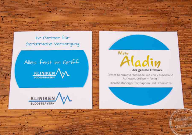 individuell bedrucktes Silikon Pad Aladin