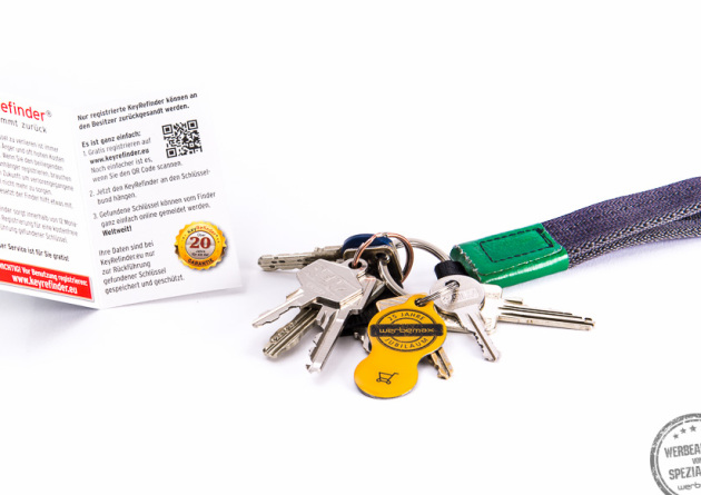 werbemax Schlüsselfinder KeyRefinder mit Werbedruck